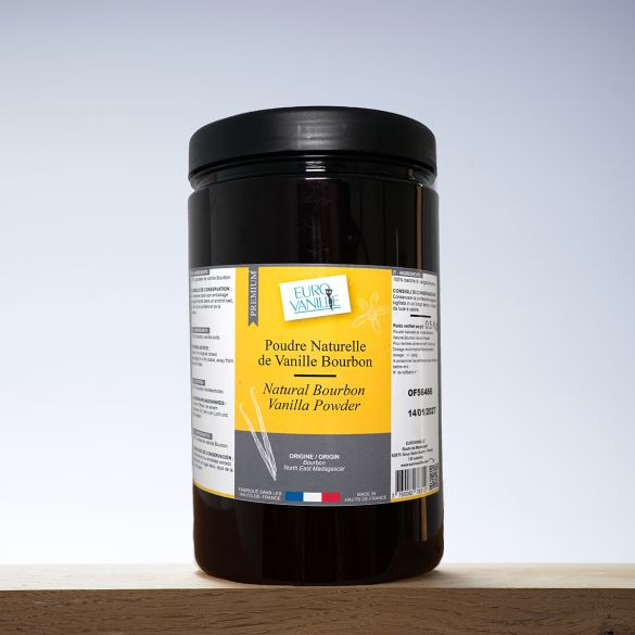 Poudre de vanille Bourbon - 100% Naturelle - 500g | Eurovanille